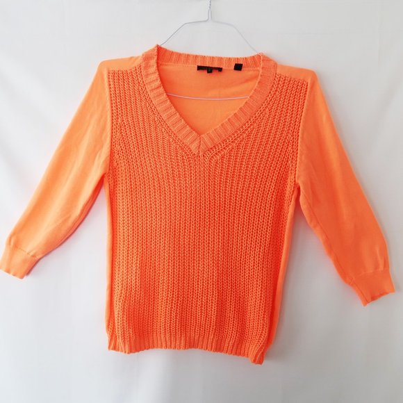 Ted Baker London Orange Lills Knit Sweater - Picture 4 of 9